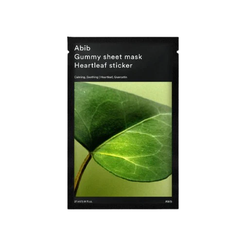 Abib Gummy Sheet Mask Heartleaf Sticker - Image 5