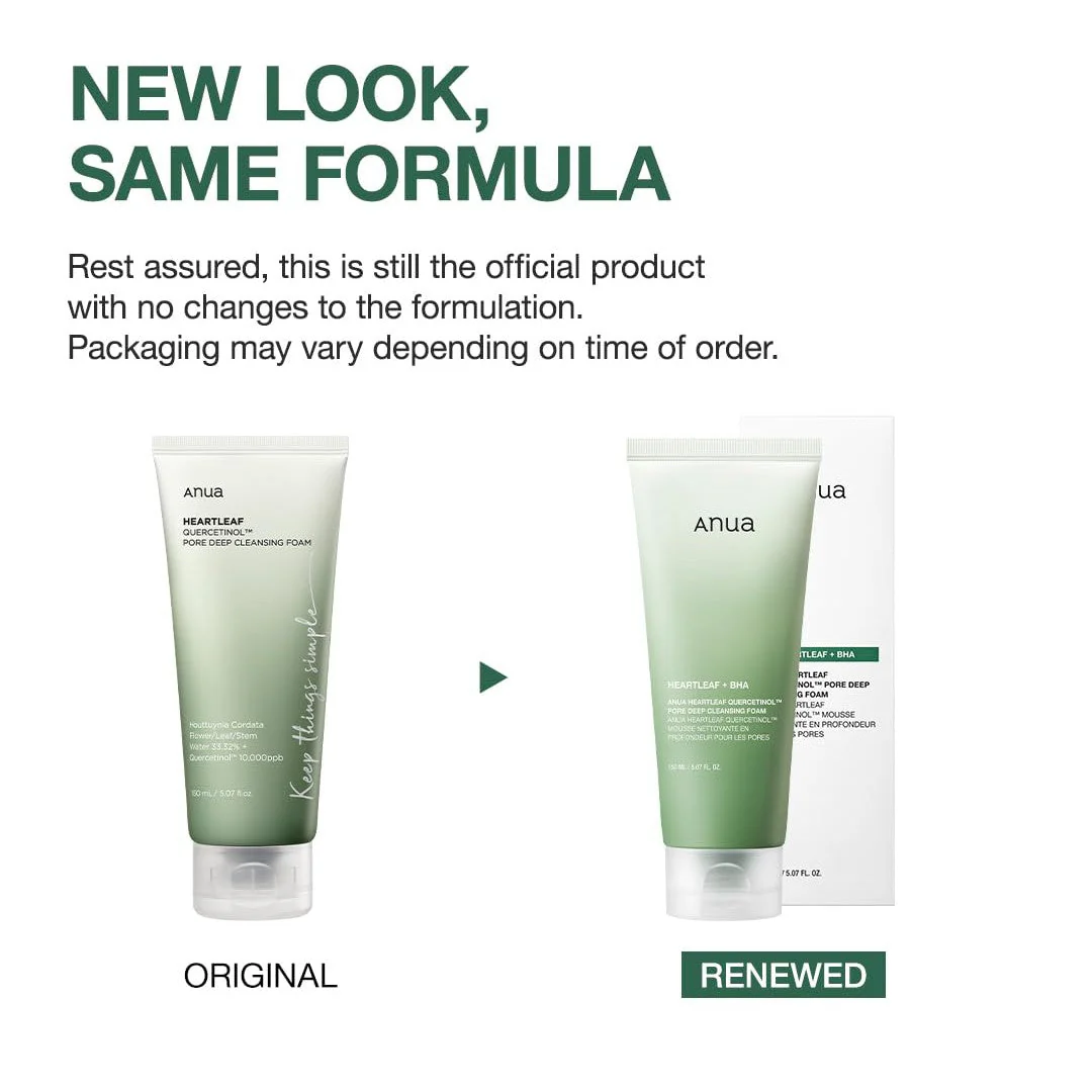 ANUA Heartleaf Quercetinol Pore Deep Cleansing Foam (150ml) - Image 8
