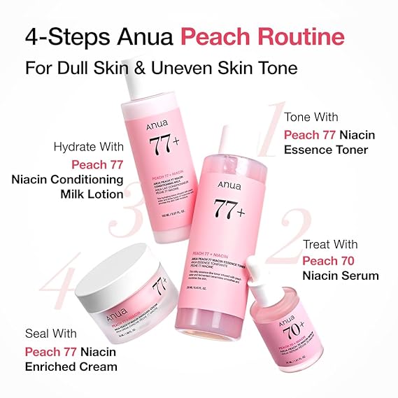 ANUA Peach 70% Niacin Serum (30ml) - Image 4