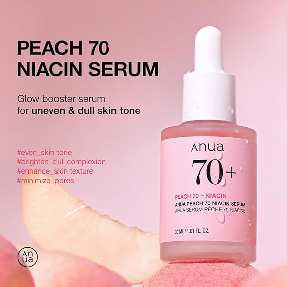 ANUA Peach 70% Niacin Serum (30ml) - Image 5