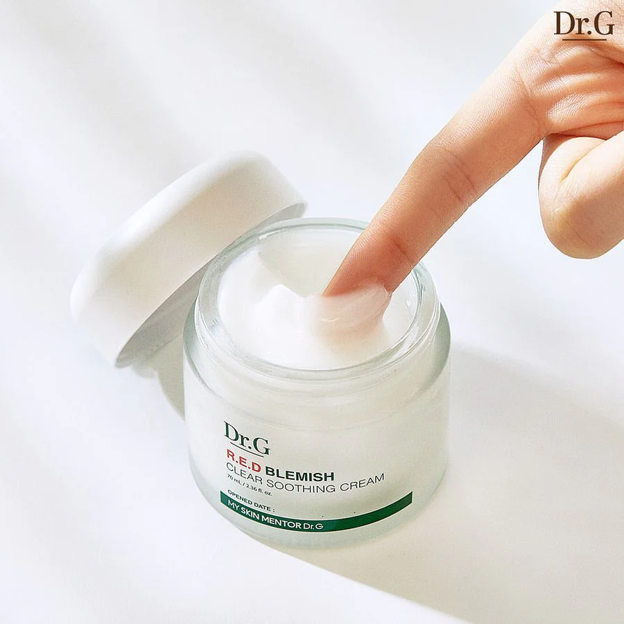Dr.G R.E.D Blemish Clear Soothing Cream (70ml) - Image 3