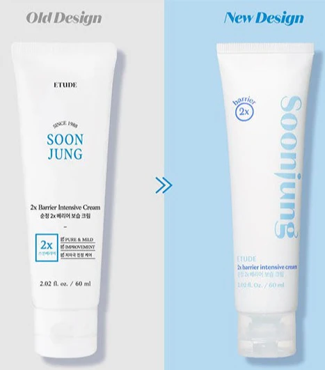 ETUDE HOUSE Soon Jung 2X Barrier Intensive Cream (60ml) - Image 4