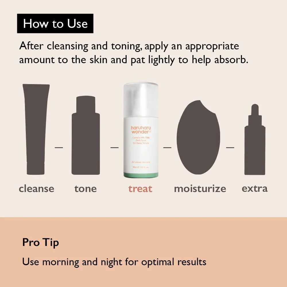 Haruharu Wonder Centella 4% TXA Dark Spot Go Away Serum (30ml) - Image 5