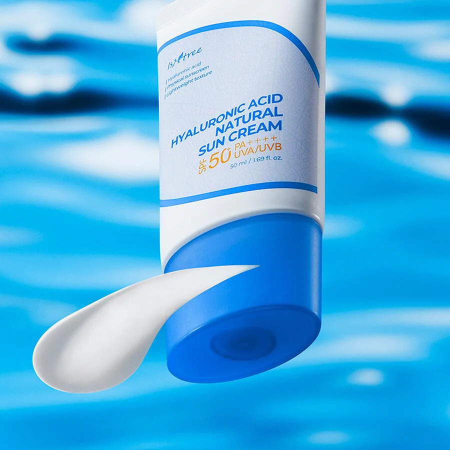 Isntree Hyaluronic Acid Natural Sun Cream SPF50+ PA++++ (50ml) - Image 3