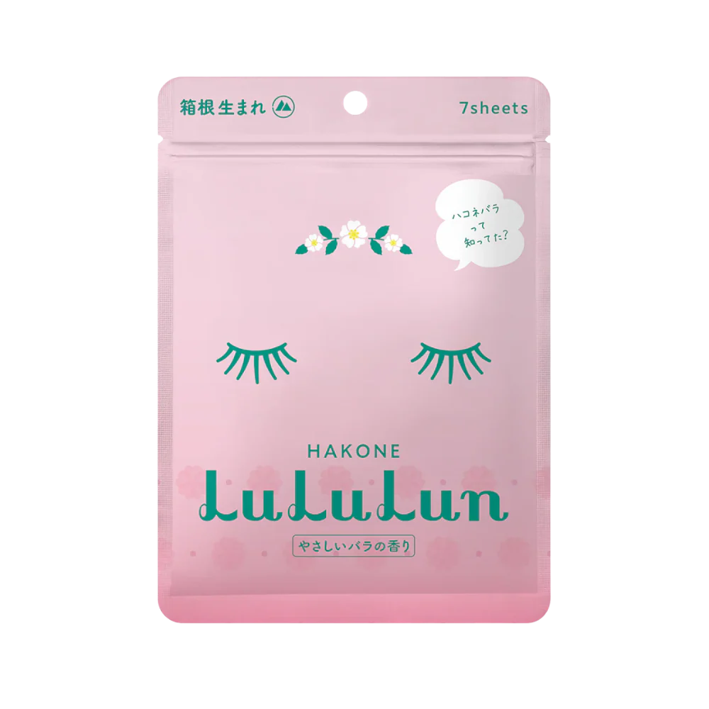 Lululun Hakone Rose Face Mask (7 PCs)