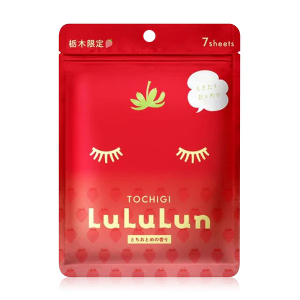 LULULUN Strawberry Face Mask - Tochigi Limited Release - Image 2