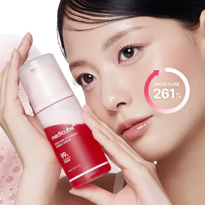 Medicube PDRN Pink Collagen Bubble Serum (95ml) - Image 2