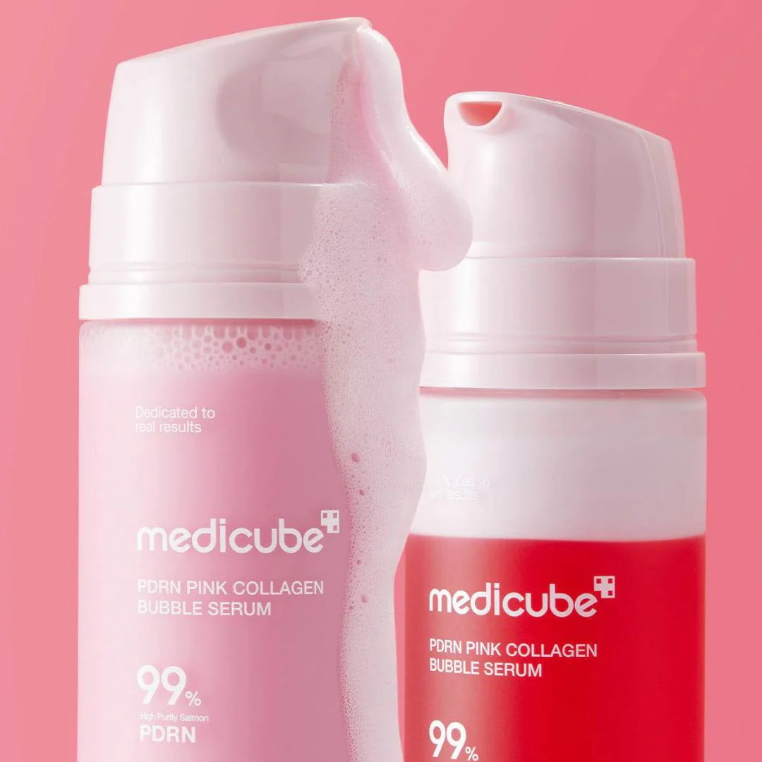 Medicube PDRN Pink Collagen Bubble Serum (95ml) - Image 4
