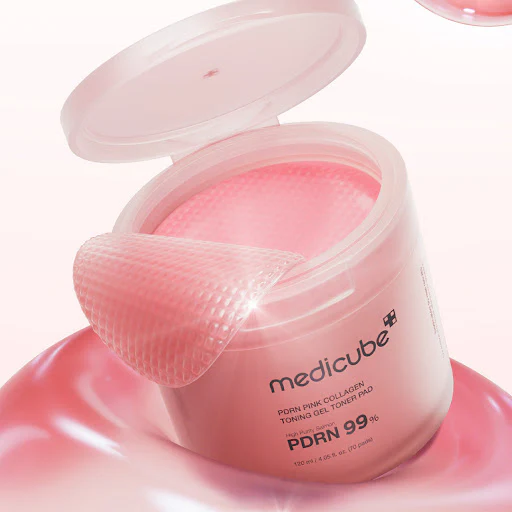 Medicube PDRN Pink Collagen Toning Gel Toner Pad - Image 5