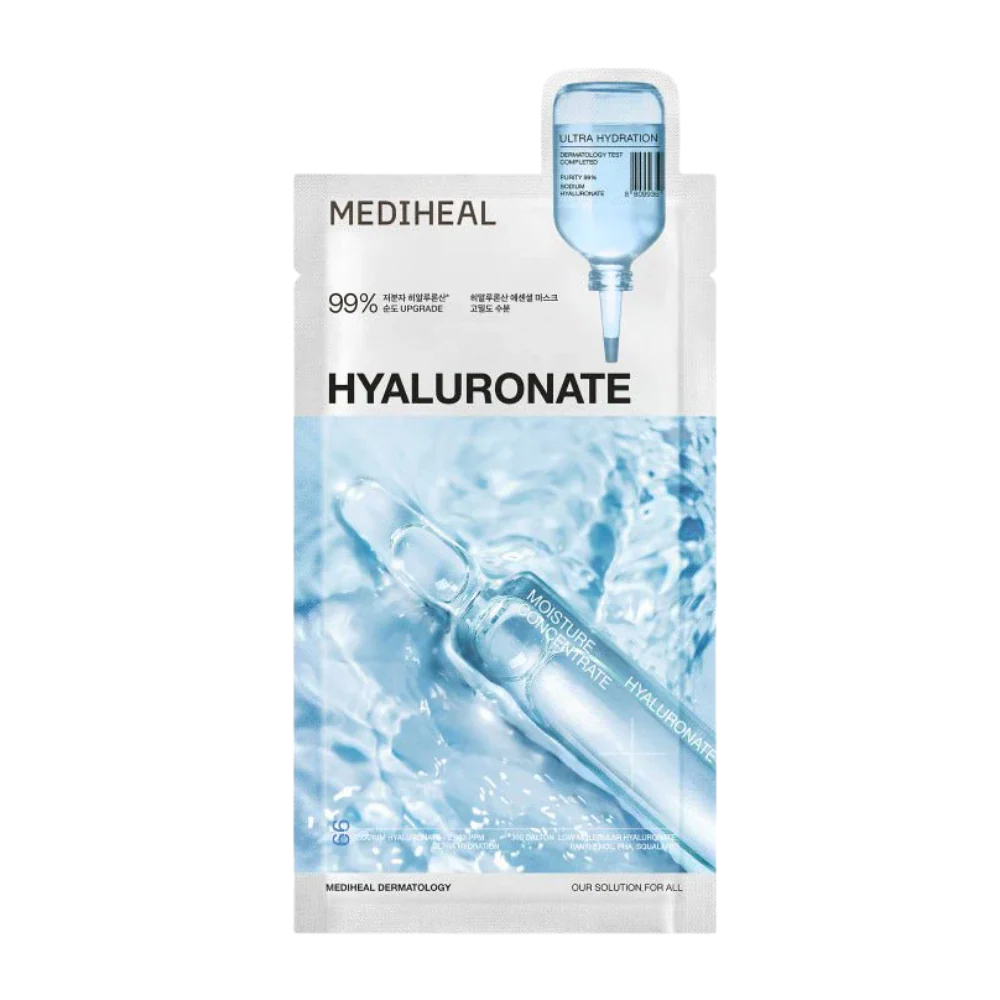 MEDIHEAL Hyaluronate Essential Mask - Ultra Hydration (10 PCs)