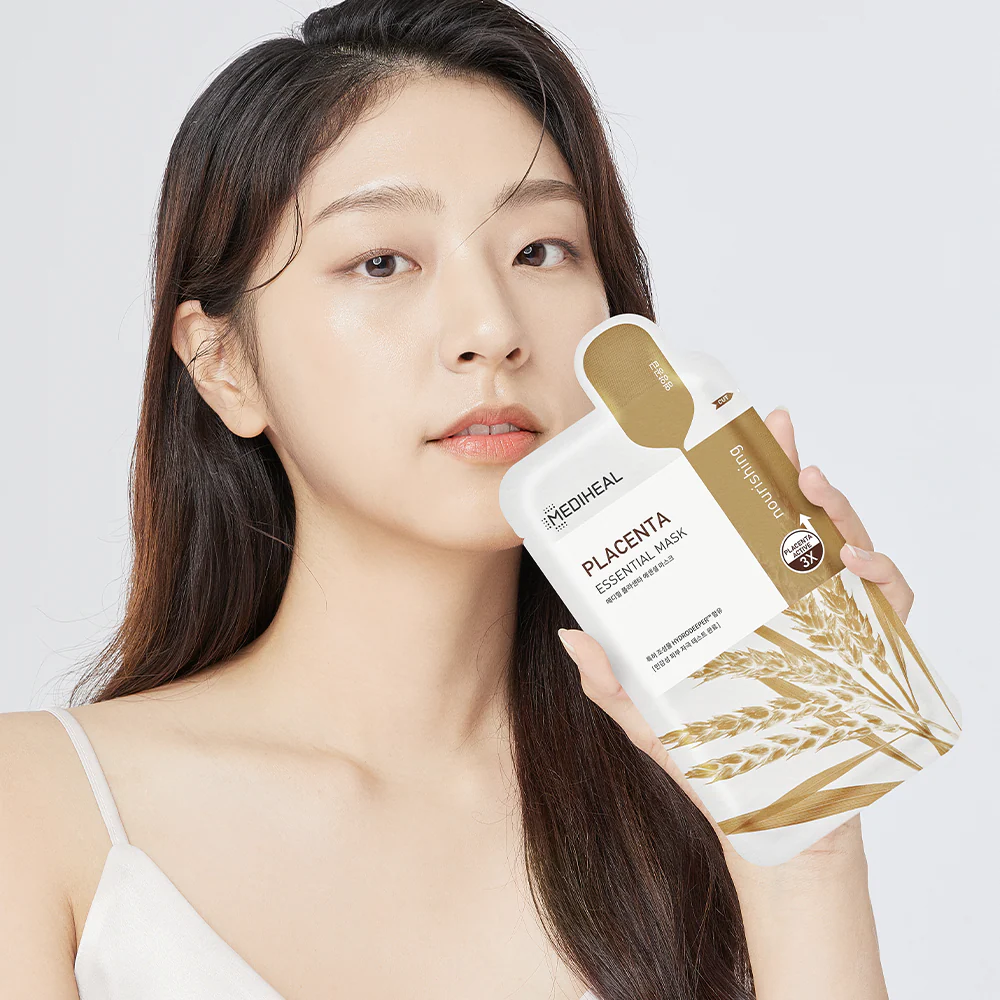 MEDIHEAL Placenta Essential Mask (10 PCs) - Image 3