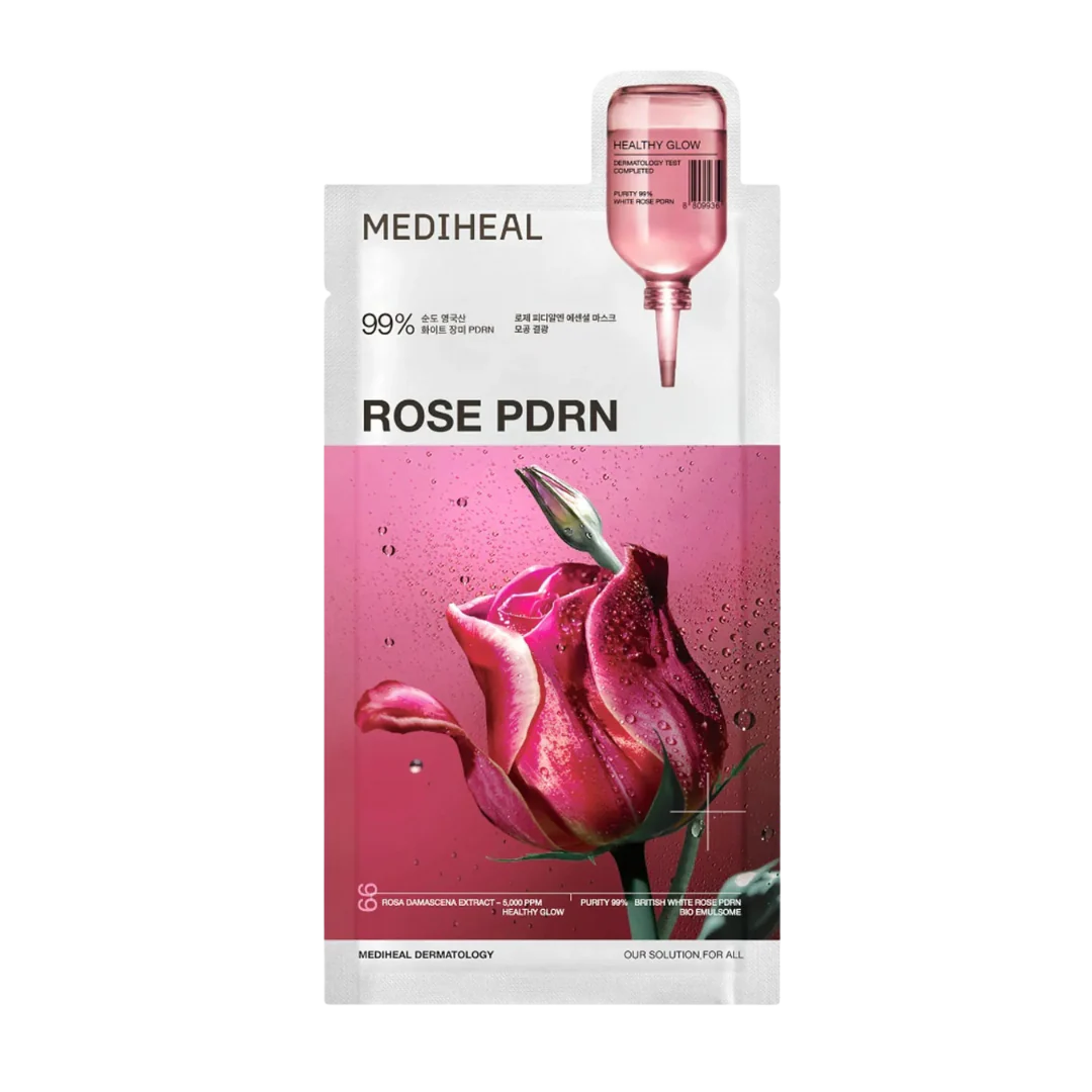 MEDIHEAL Rose PDRN Essential Mask (10 PCs)