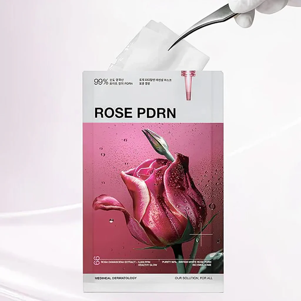 MEDIHEAL Rose PDRN Essential Mask (10 PCs) - Image 3