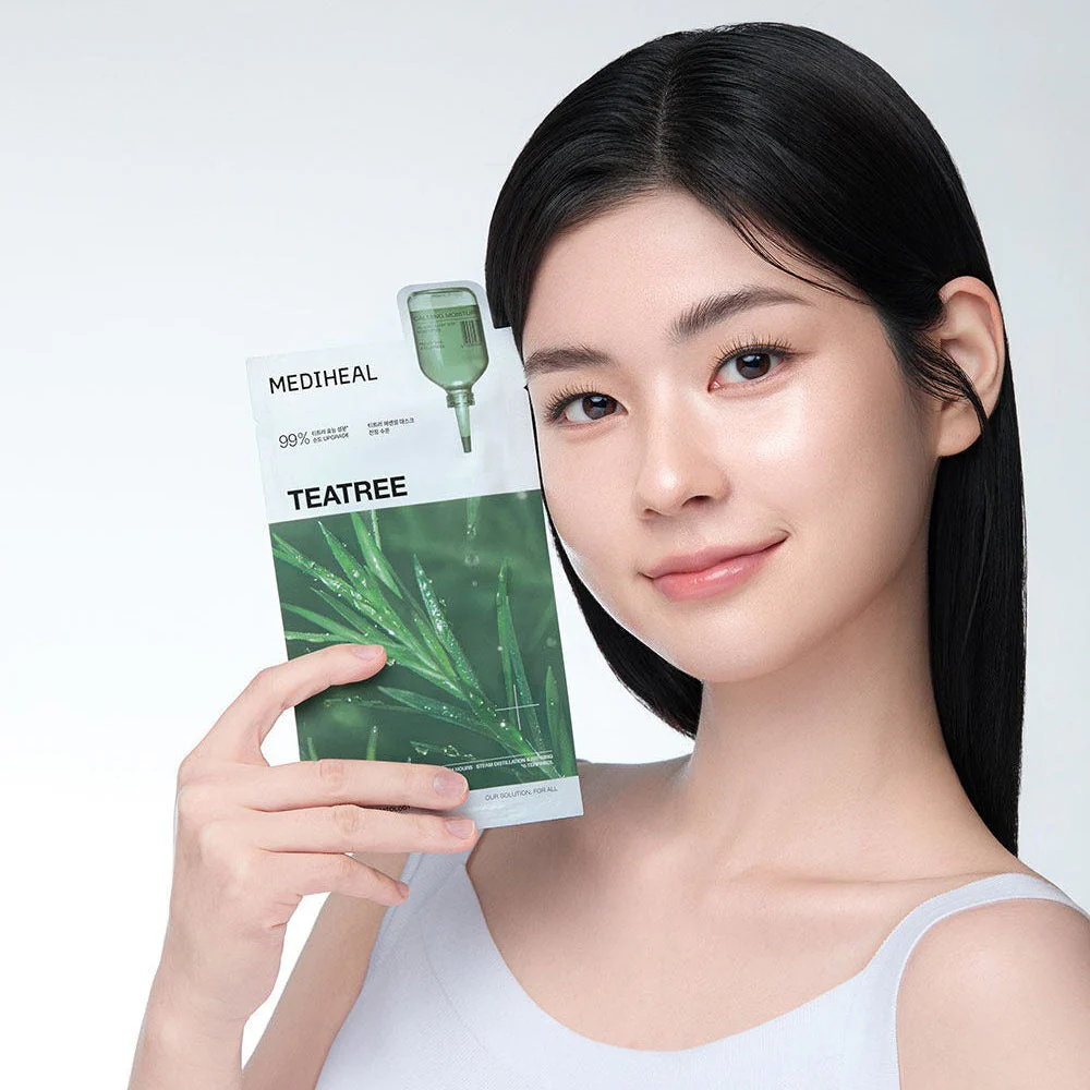 MEDIHEAL Teatree Essential Mask - Calming Moisture (10 PCs) - Image 2