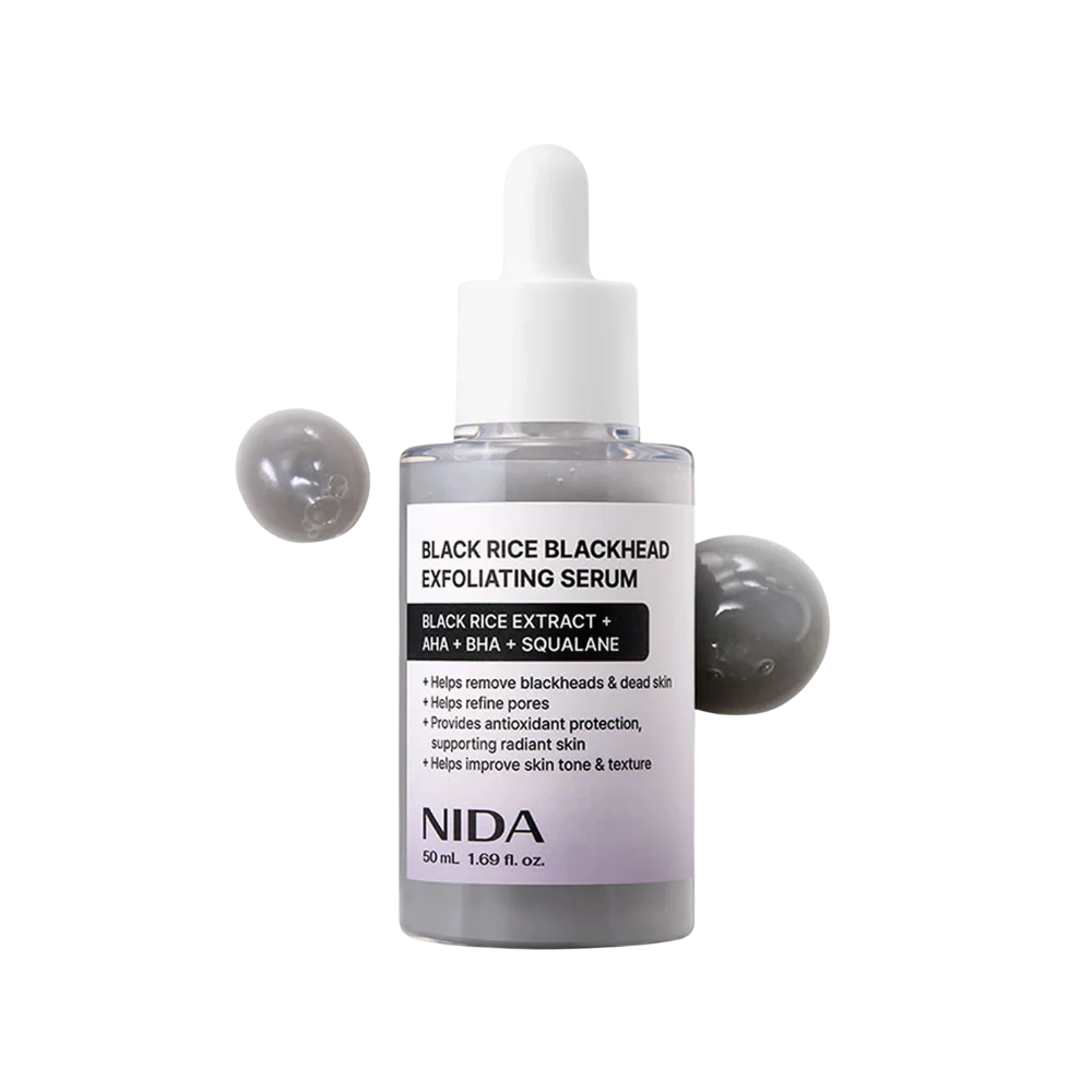 NIDA Black Rice Blackhead Exfoliating Serum (50ml)