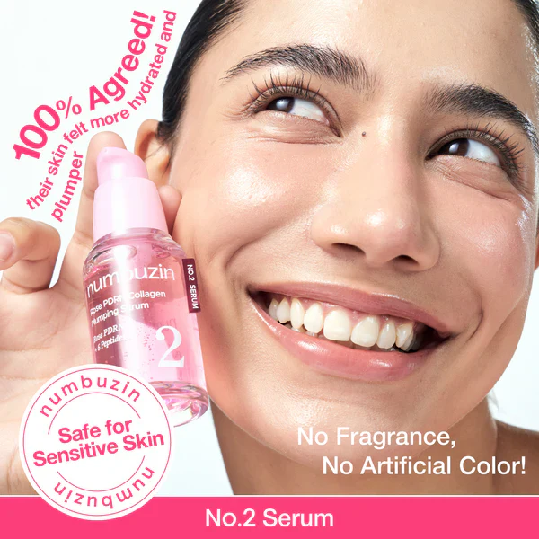 numbuzin No.2 Rose PDRN Collagen Plumping Serum (30ml) - Image 5
