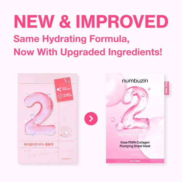 numbuzin No.2 Rose PDRN Collagen Plumping Sheet Mask - Image 7