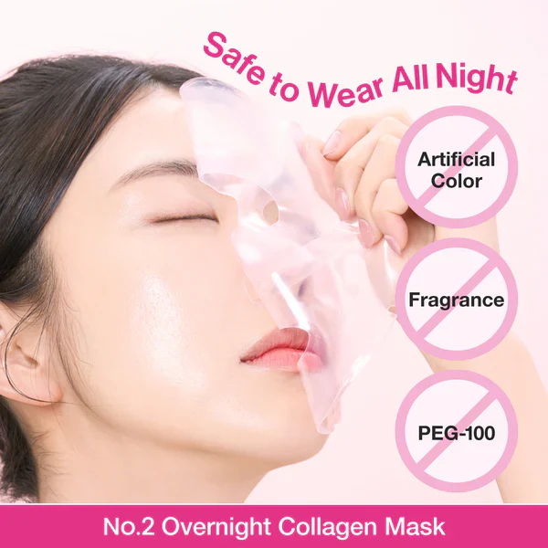 numbuzin No.2 Rose PDRN Overnight Collagen Mask - Image 8