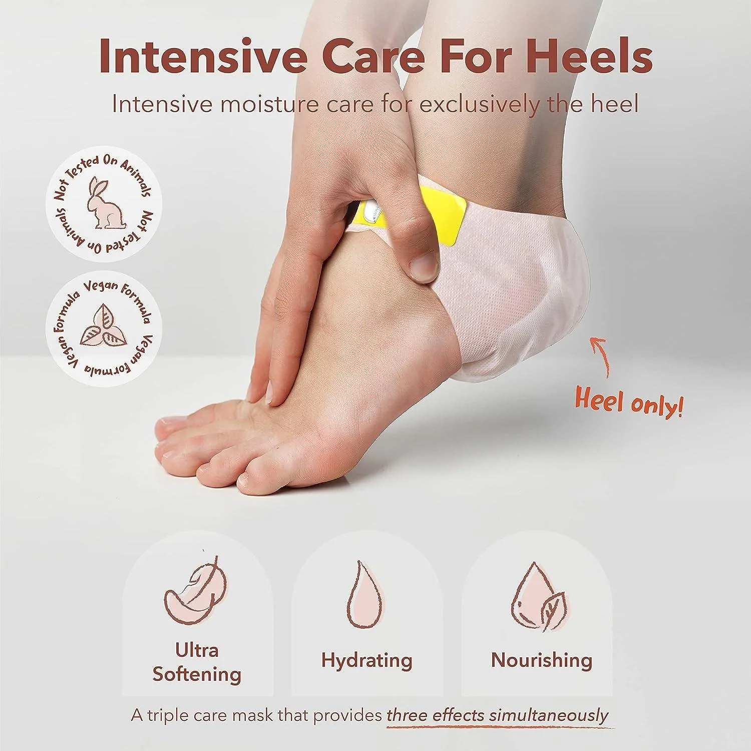 PUREDERM Instant Softening Heel Mask (1 pair) - Image 3