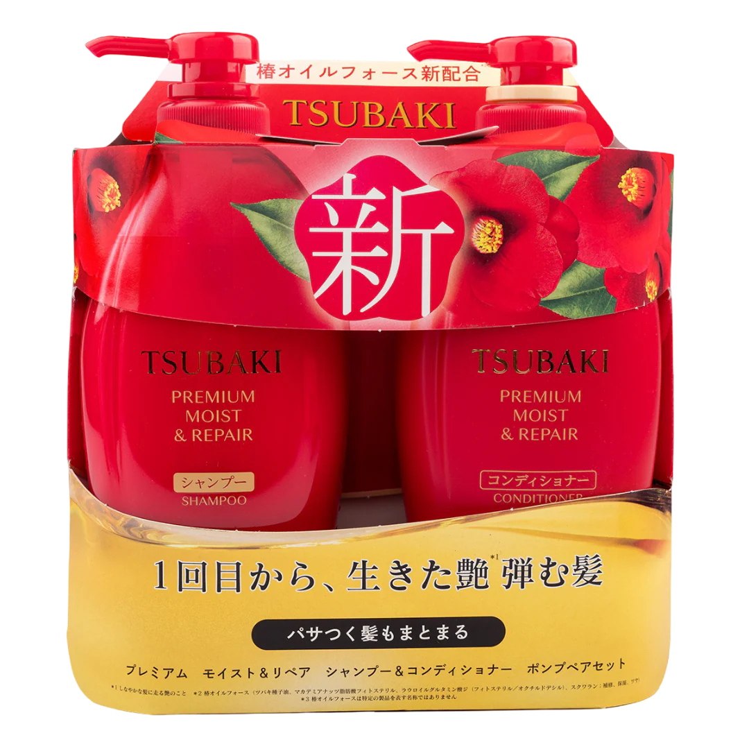 Shiseido Tsubaki Premium Moist & Repair Shampoo & Conditioner Set (2x450ml)